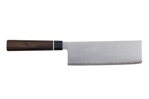 Couteau japonais Suncraft Senzo Damas - Couteau nakiri 17 cm