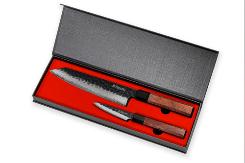 Coffret couteaux Chef Office Sayuto Sequoia