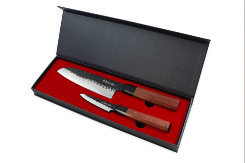 Coffret cadeau 2 couteaux de cuisine Sayuto Sequoia
